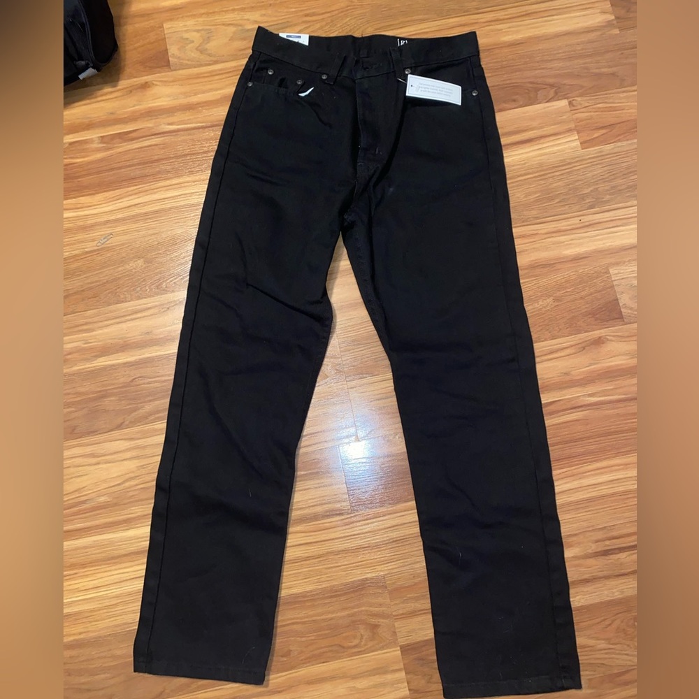 Men’s black straight jeans 30x30